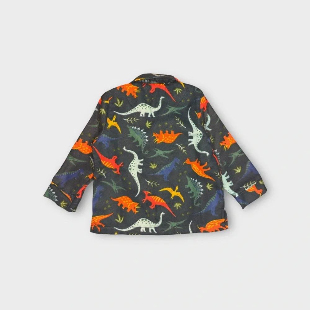 Wildkin Jurassic Dinosaur Green Pajama Set